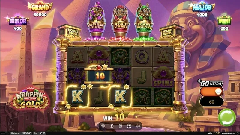 Wrappin' More Gold - panalo sa base game